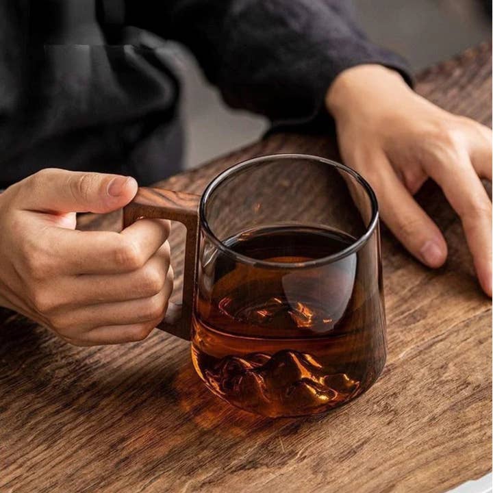 BRECK + FOX - Wholesale Coffee Mug - Mountain Peak Glass Mug7