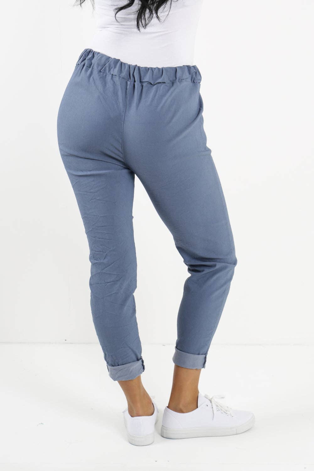 Miss Bold – Großhandel Hose – Damen – Einfarbige Zauberhose für Damen, italienisch, mehrfarbig21