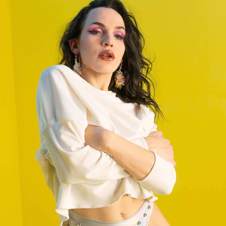 Pantalon de bikini à strass « BLING » pour la vente par Lettau l|. Art Fashion