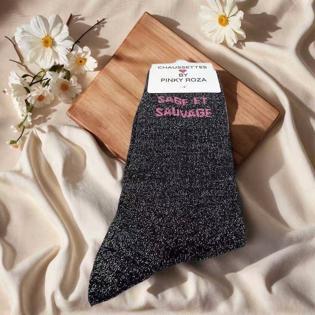 Anais - Wholesale Socks - Women's - high glitter sock42