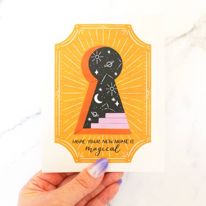Magical New Home Card for wholesale by Julia Kestner Designs