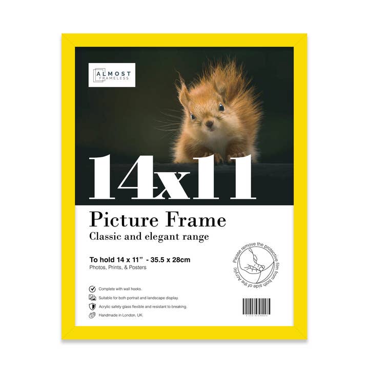 Yellow 14x11 Picture Frame for wholesale by WholesaleFrames.co.uk