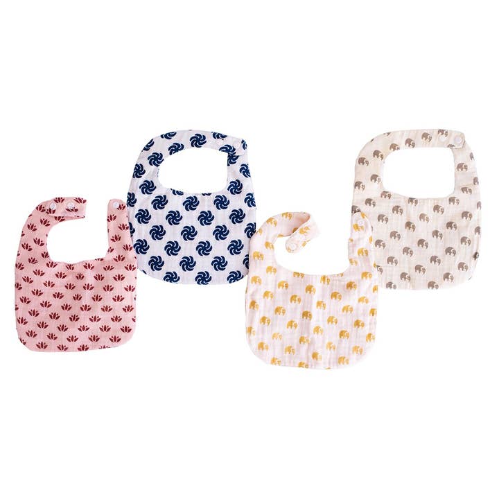 Bibs - Pack of 4 for wholesale by Panchhi