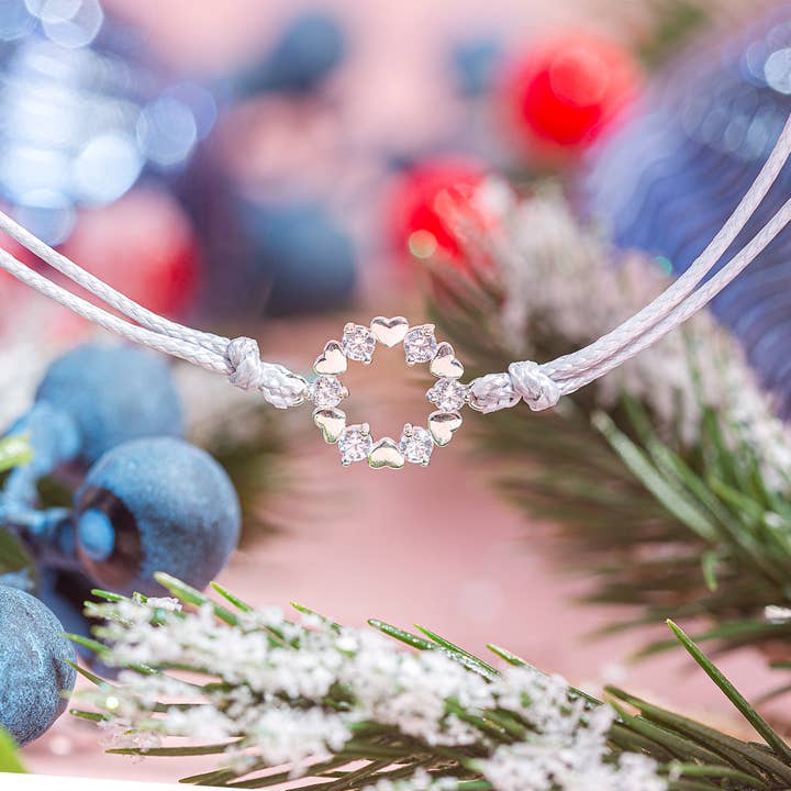 Letterbox Love Bracelets - Wholesale Charm/dangle bracelet - Fabulous Friend Adjustable Christmas Bracelet 5