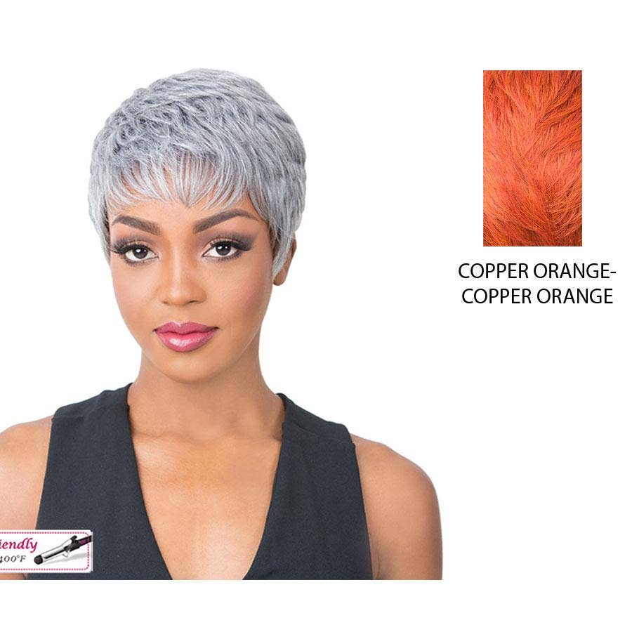 KT Supply - Wholesale Wig/Hair Piece - Synthetic 2020 Wig - Super Cute,Copper Orange0
