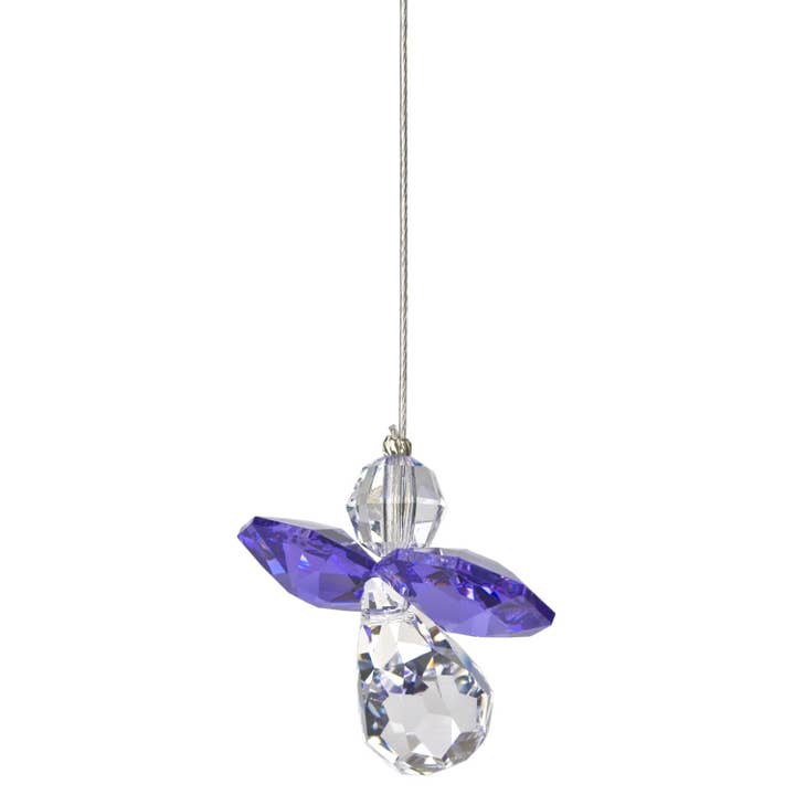 Woodstock Chimes - Wholesale Suncatcher - Crystal Guardian Angel™ - Amethyst2