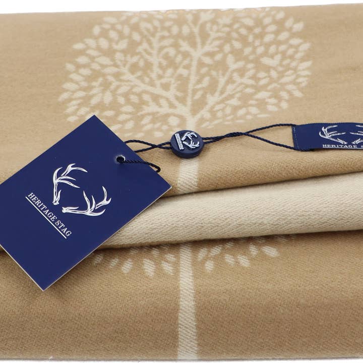 Alba Wholesale - Wholesale Scarf - Women's - Supersoft Tree Of Life Scarves (Short Fringe)5