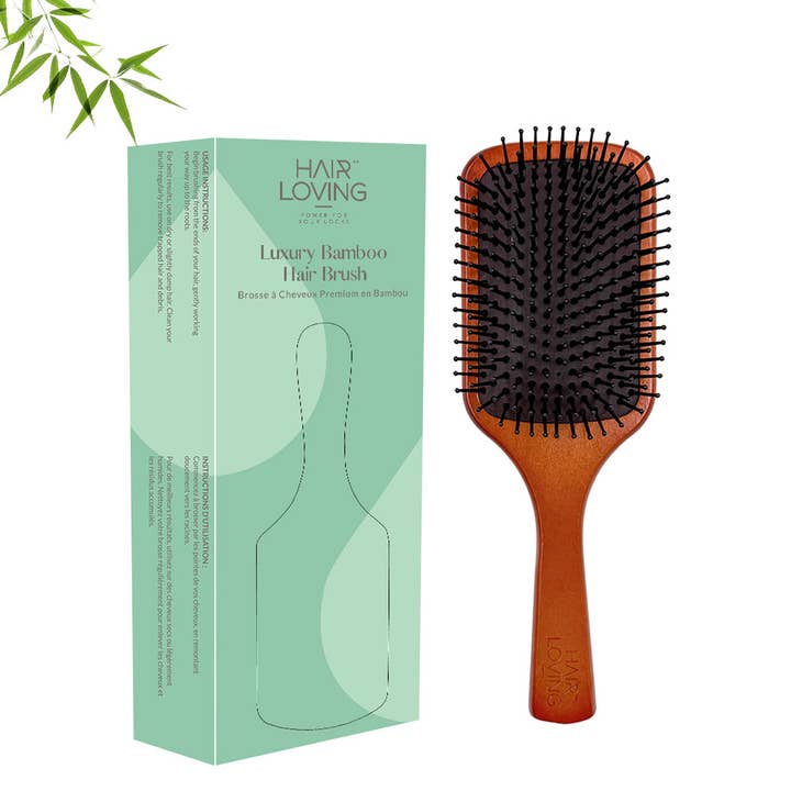 Hair Loving Wooden Paddle Brush – Anti-Breakage Detangling & Gentle Scalp Massage for All Hair Types and other Purchase Wholesale wood combs. Free Returns & Net 60 Terms on Faire trending on Faire.