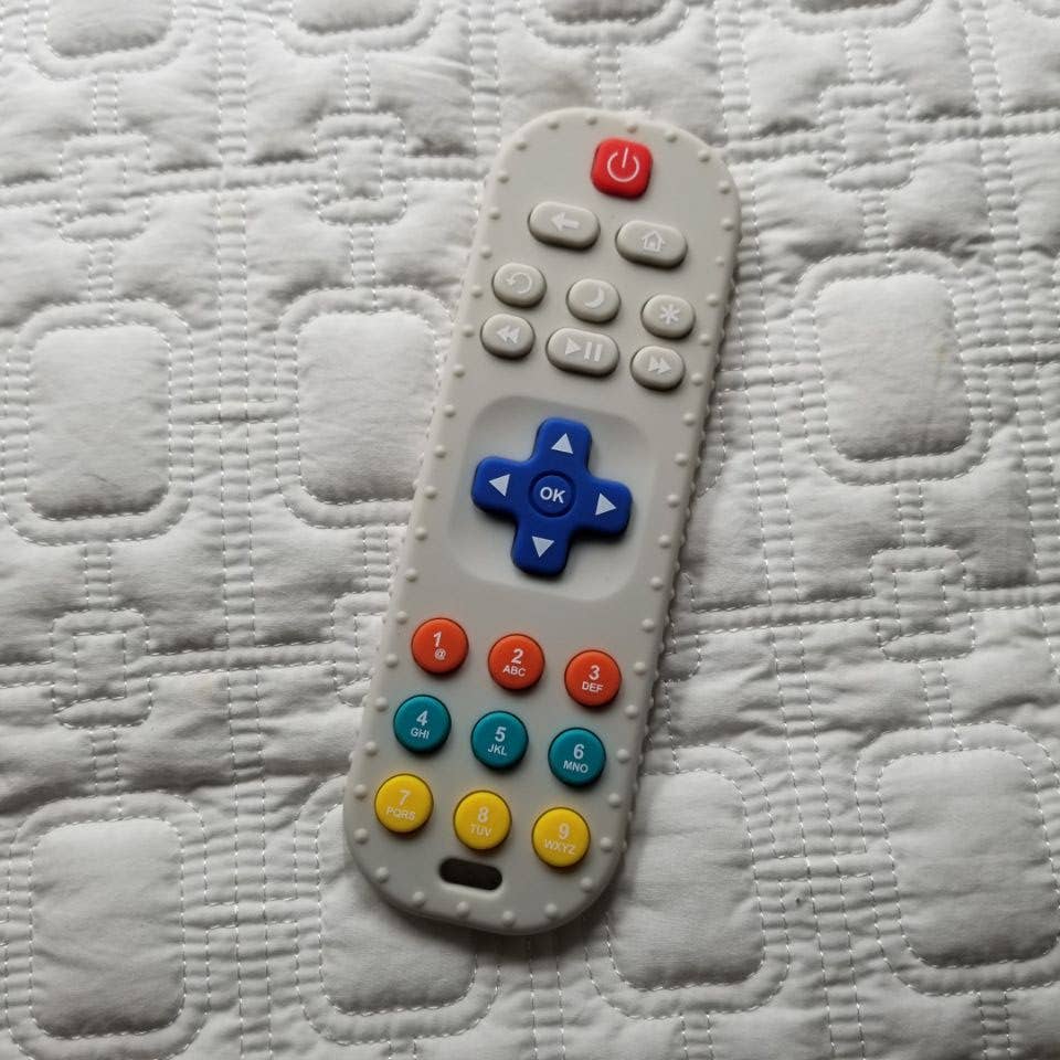 D & C TOYS - Wholesale Teether (Not Clip-On) - Baby - Creative Remote Control Teether - Black & Gray1