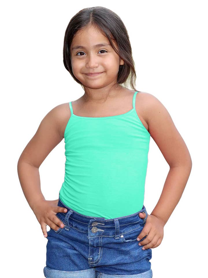 Cutie Patootie Clothing - Wholesale Tank Top - Kids - GKT-16058B Girl's Solid Cami Tank Soft Cotton Lycra15