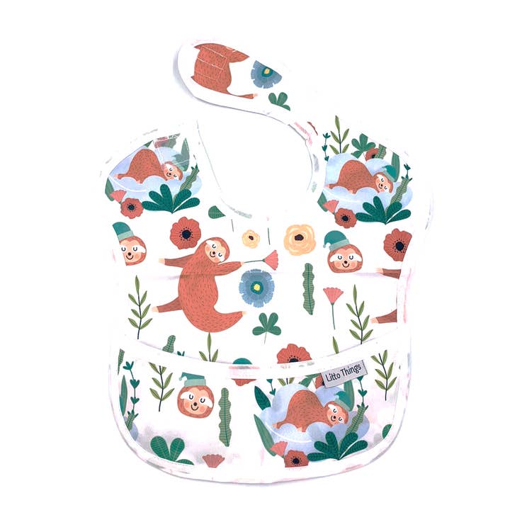 Simple Vandtæt Bib - Drømmende dovendyr (Bundle) for engroshandel hos Litto Things