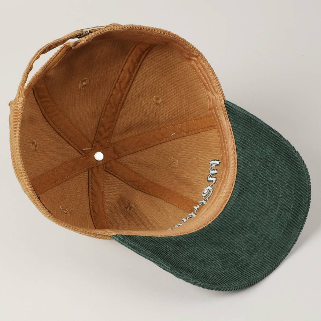 Fashion City - Wholesale Baseball Cap - Unisex - Merry Text Embroidery Two-Tone Corduroy Hat9