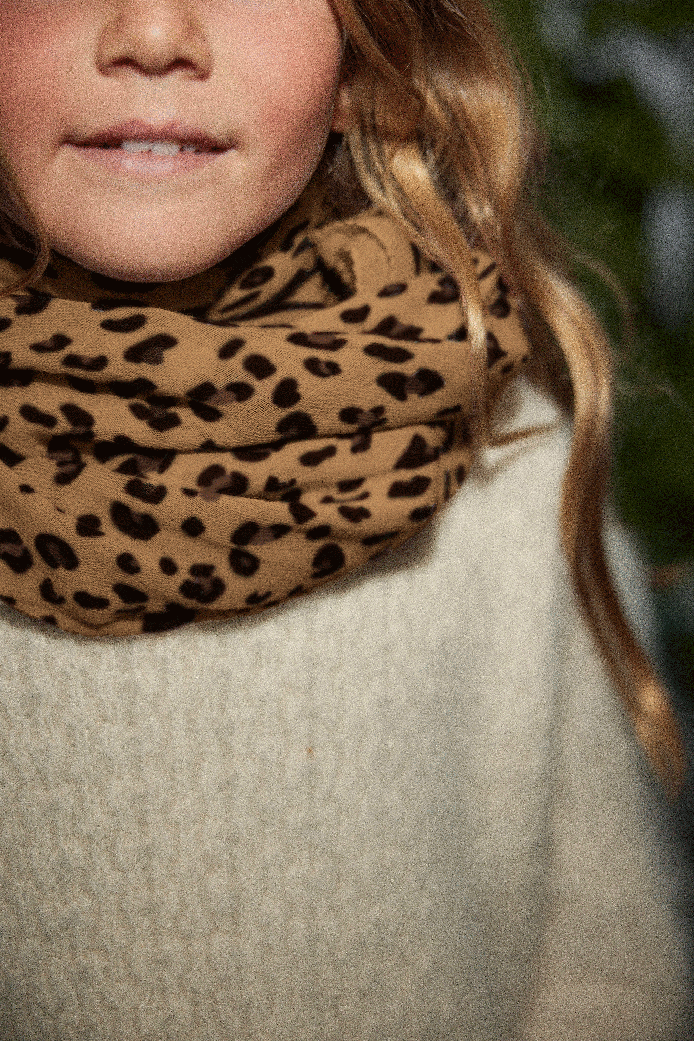 Gabrielle Paris - Wholesale Head Scarf - Women's - Leopard wool scarf8