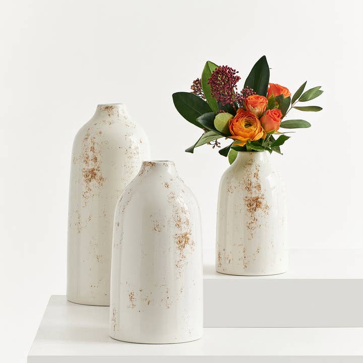 SHELF&SHELF - Wholesale Vase - Earthy Elegance Ceramic Vases - Set of 3