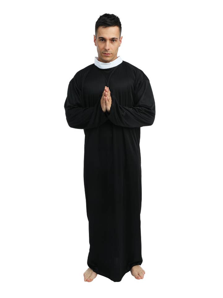 P'tit Clown - Wholesale Costume - Men's - Priest Costume - Adult - S/M1