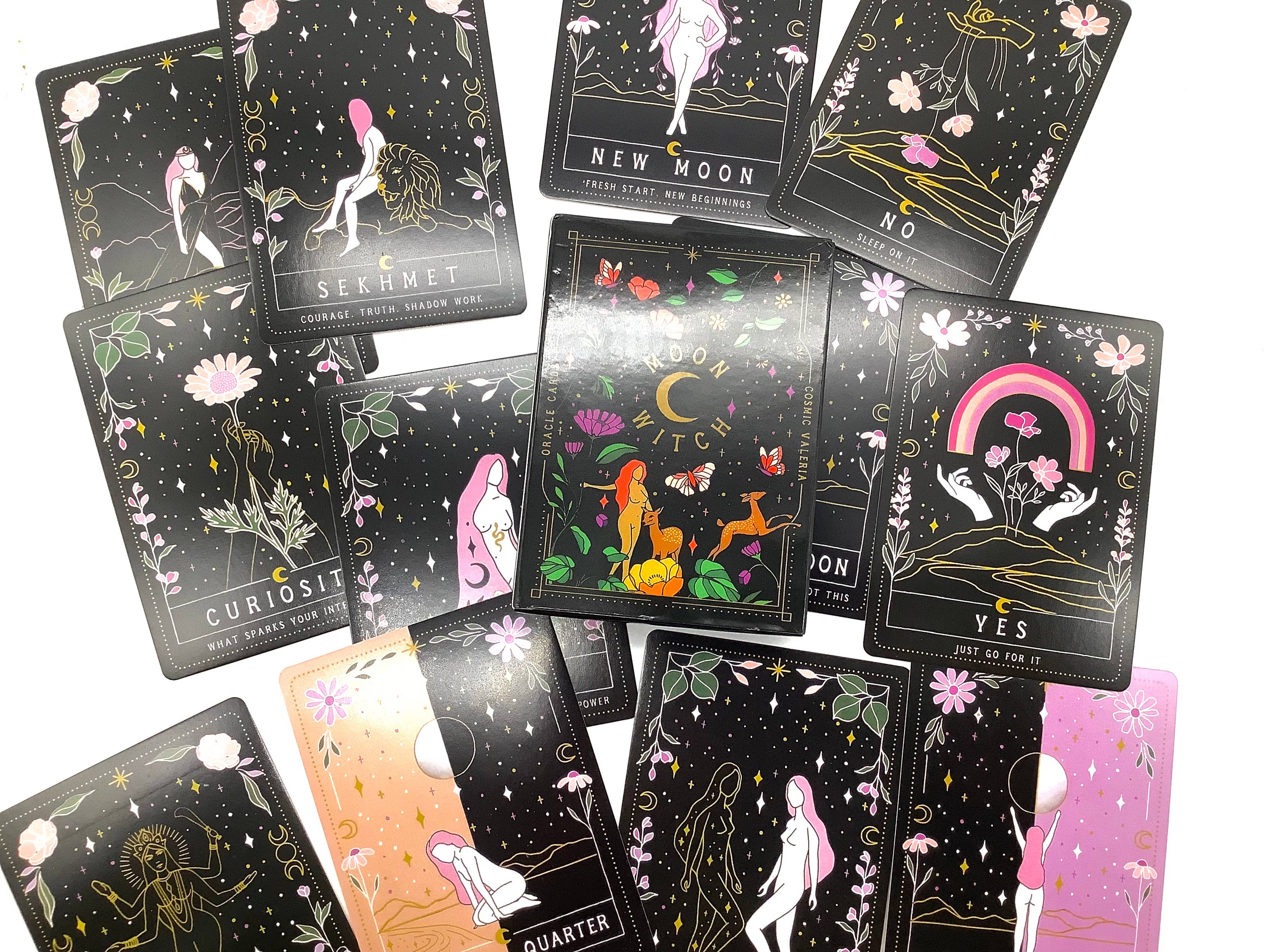 All Little Cute Things - Wholesale Tarot cards - Moon Witch Oracle Cards Deck Divination Reading Gift9