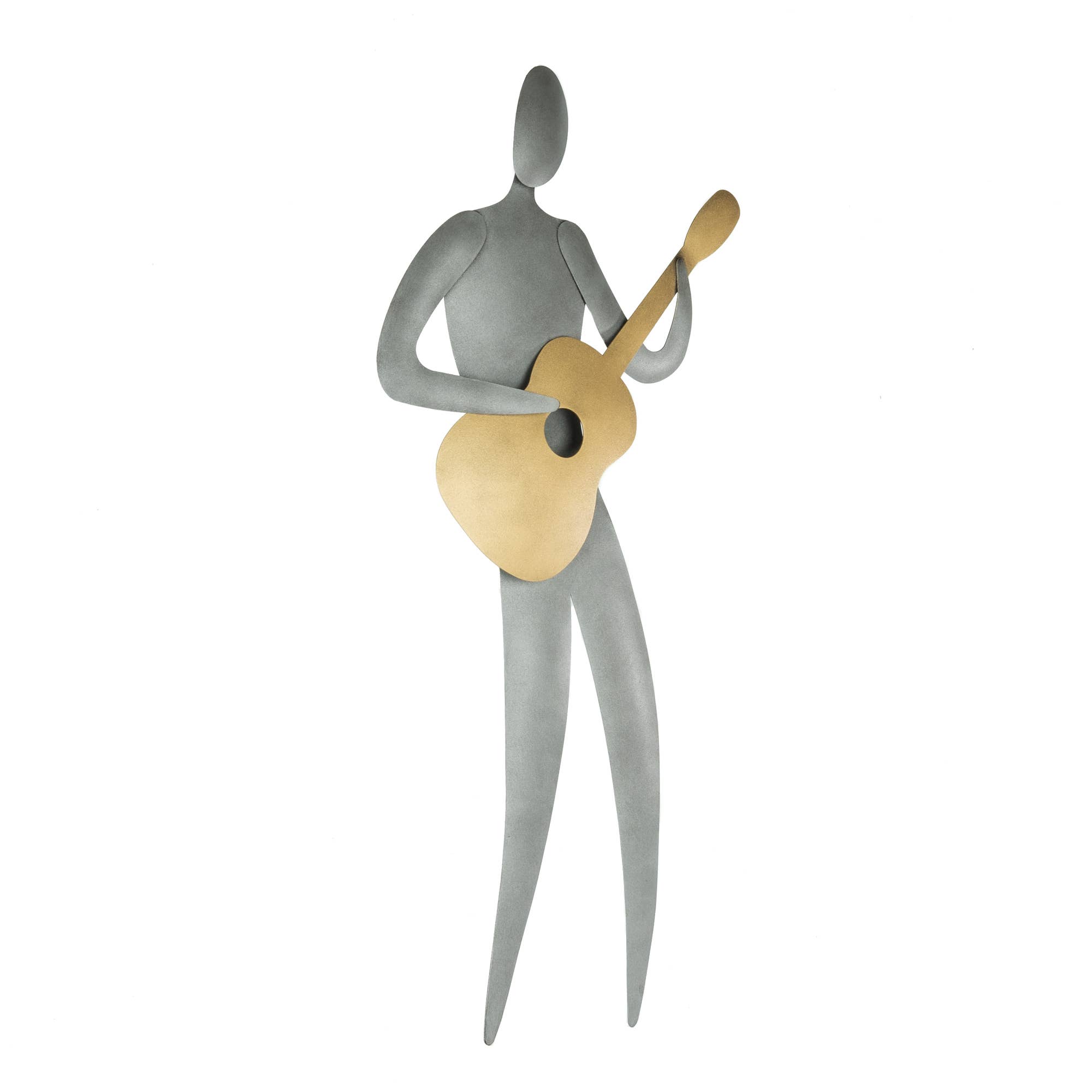 ARTIA LTD - Wholesale Wall Accent - Guitar Player Figurine, Modern Metal Wall Decor 54cm2