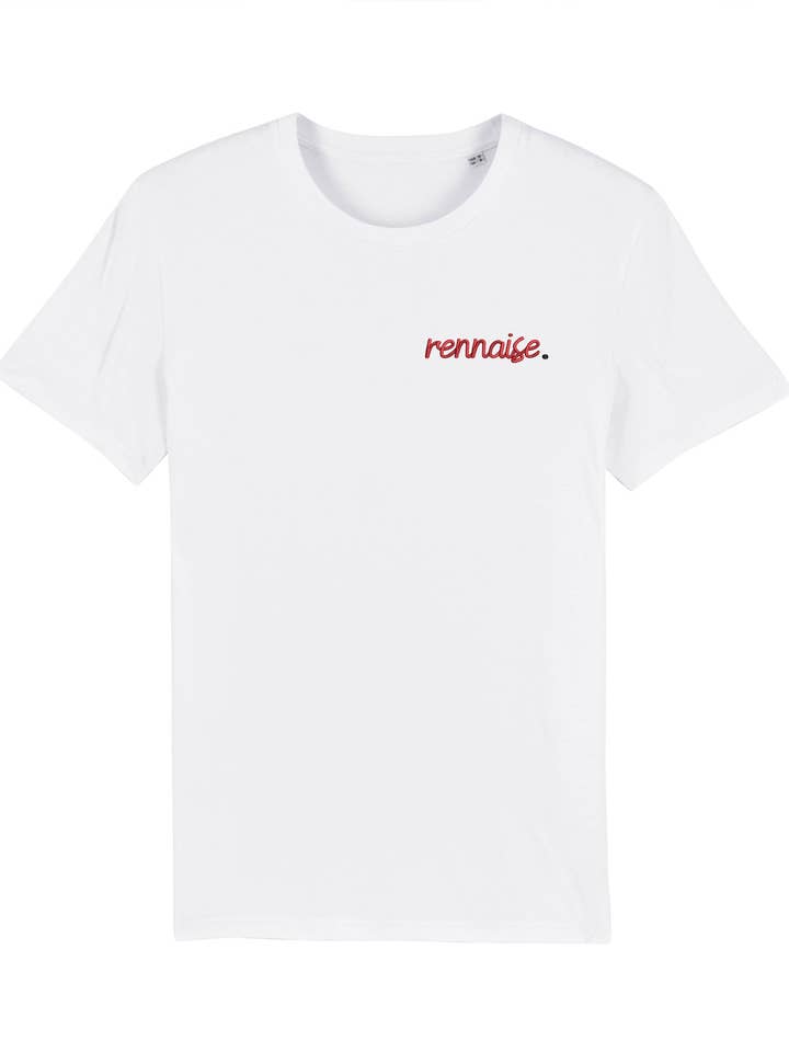 Rennes broderet T-shirt. for engroshandel hos Foot Dimanche