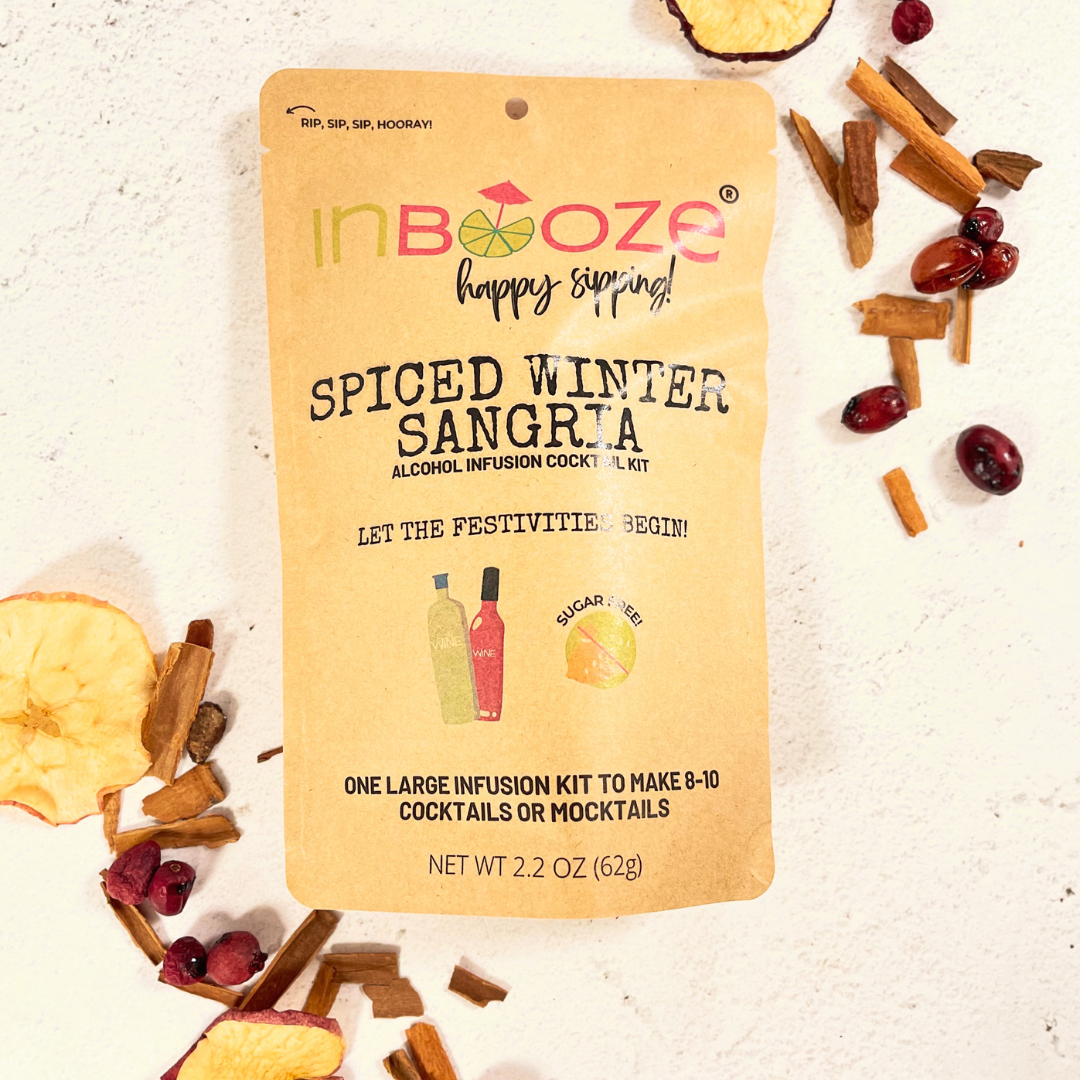 InBooze - Wholesale Cocktail Mix/Syrup - Spiced Winter Sangria Alcohol Infusion Cocktail Kit2