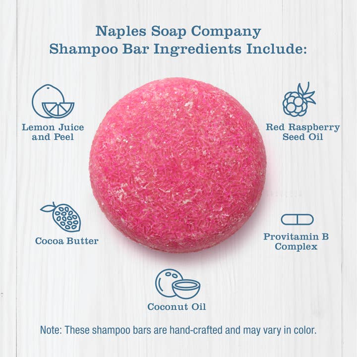 Naples Soap Company | Clean Beauty, Natural Bath & Body - Wholesale Shampoo Puck/Solid Shampoo - Sunkissed Shampoo Bar – Sweet Coconut & Vanilla
6
