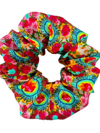 Scrunchie in seta Cuore Immacolato per la vendita all'ingrosso da parte di Jennifer Rothwell