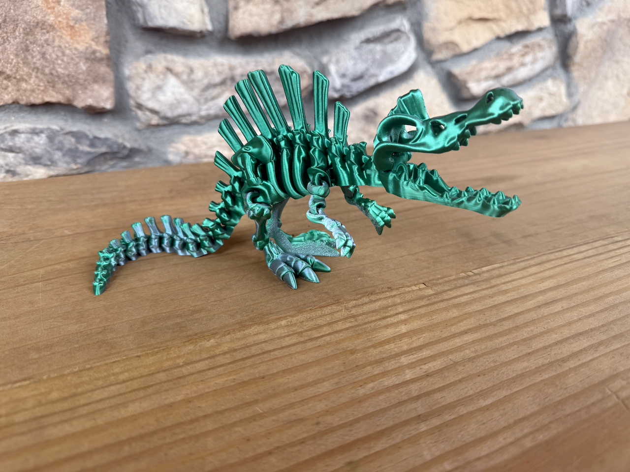 LNZ Custom Design - Wholesale Figurine Toy - Kids - 3D Flexi Skeleton Spinosaurus Dinosaur2