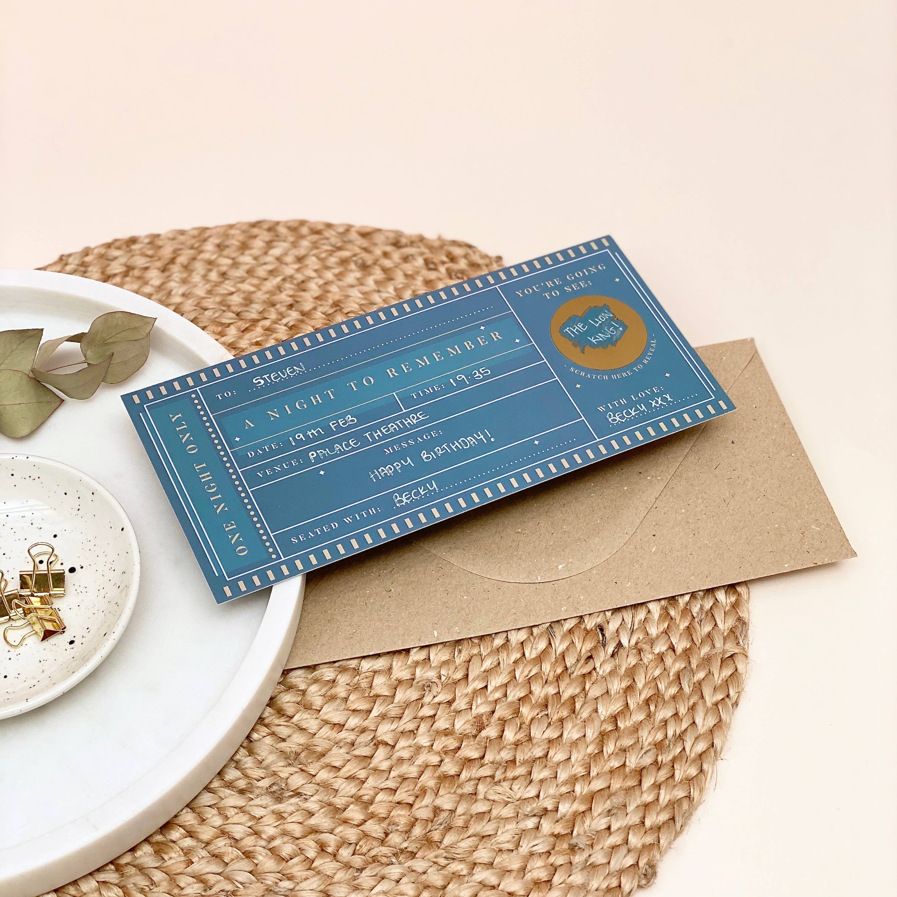 Rodo Creative - Wholesale Birthday Card - Theatre Ticket Scratch Card3