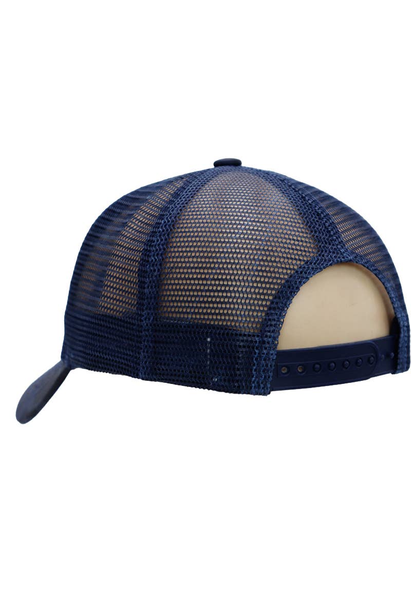 Cap Zone – Engroshandel Trucker hat - Unisex – Camo Mesh Truckerhat med amerikansk flag5