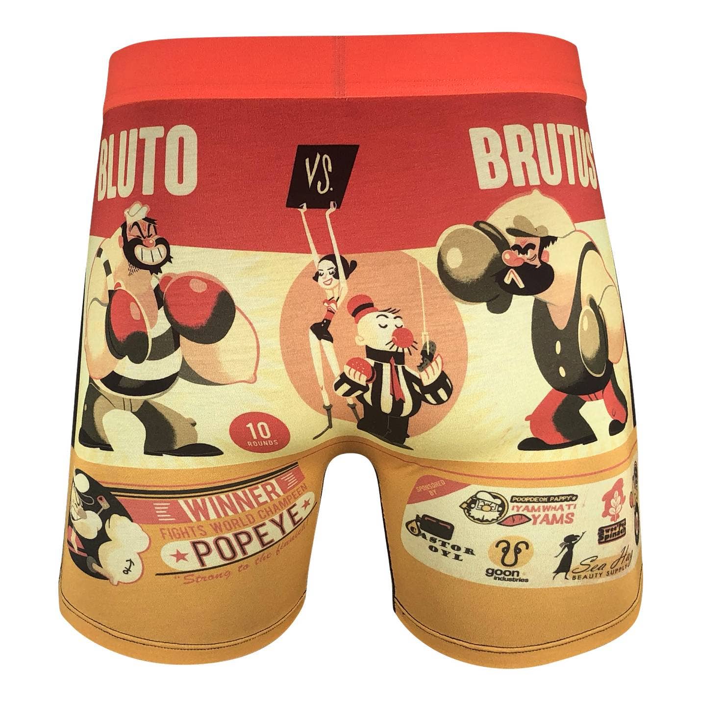 Good Luck Sock - Wholesale Underwear - Men's - Men's Popeye, Bluto vs. Brutus Underwear [CLEARANCE]1