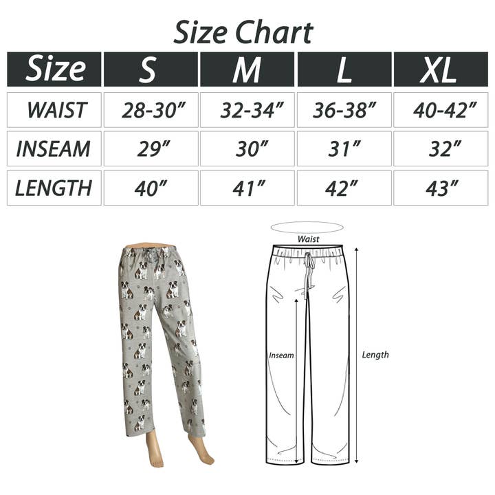 E&S Pets - Wholesale Sleepwear Bottom - Women's - Bulldog Pajama Bottoms - Pet Lover Pajama Pants4