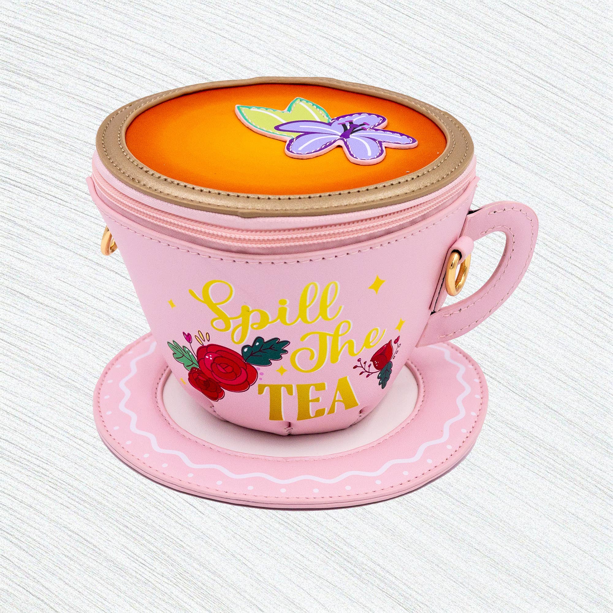 Bewaltz - Wholesale Crossbody Bag - Women's - Lavender Tea Cup Crossbody2