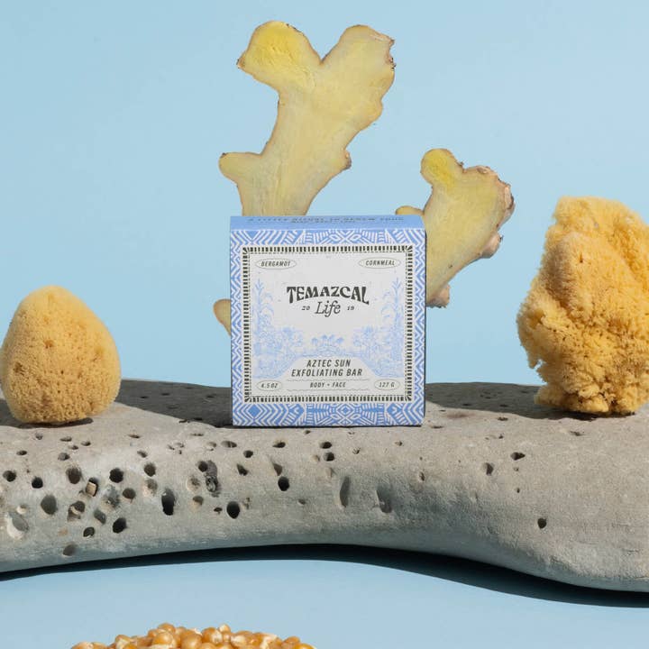 Temazcal Life - Wholesale Bar Soap - Aztec Sun Exfoliating Bar Soap1