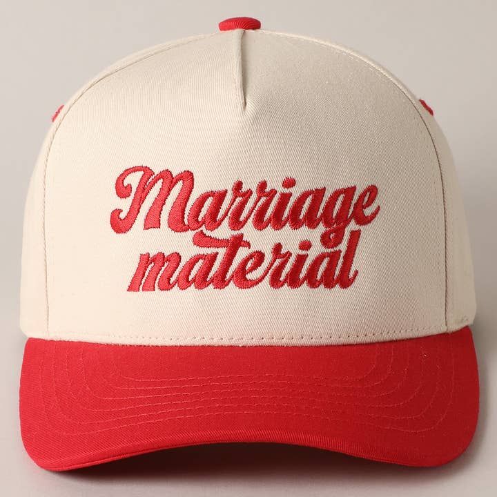Fashion City - Vente Casquette de camionneur – unisexe - Chapeau de camionneur bicolore Marriage Material3