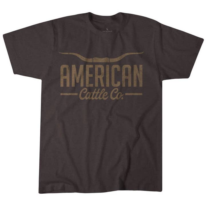 ACC Longhorn Tee for wholesale by American Cattle Co