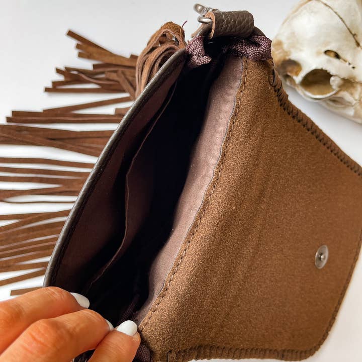 Boho Ranch Shop - Wholesale Crossbody Bag - Women's - THE LEXIE CROSSBODY- DISTRESSED TURQUOISE- Laser Cut Purse8