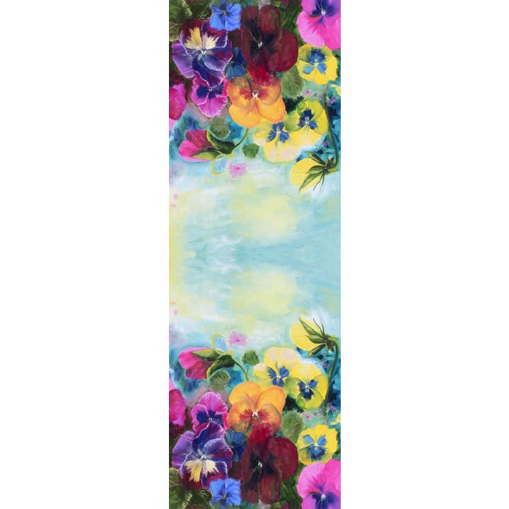 Haveblomstglød – Sommerhalstørklæde i bomuld og modal for engroshandel hos Namaskar Australia