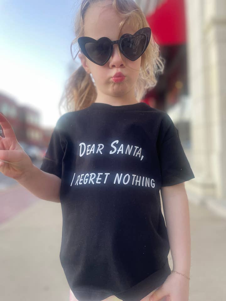 Dear Santa… toddler tee for wholesale by Charlie Rae
