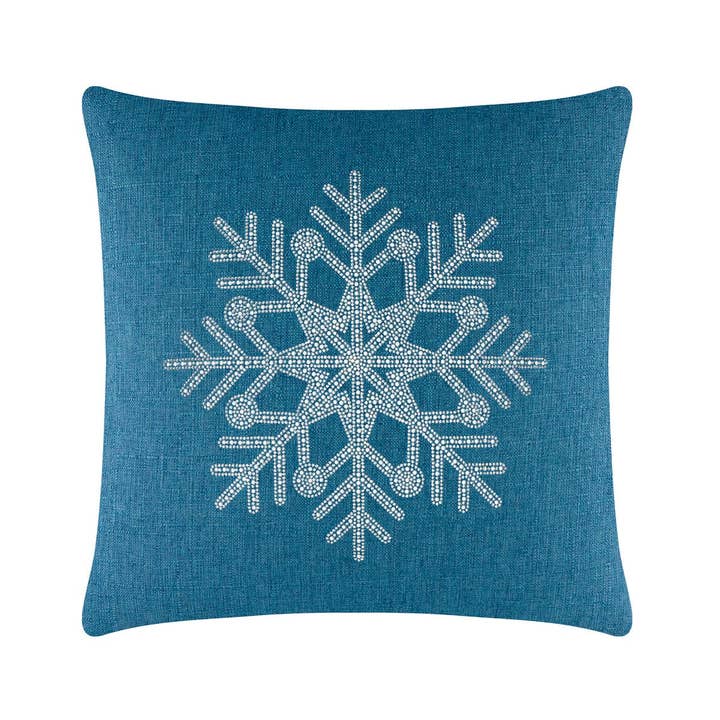 Sparkles Home - Wholesale Throw/Decorative Pillow - Rhinestone Snowflake Pillow38