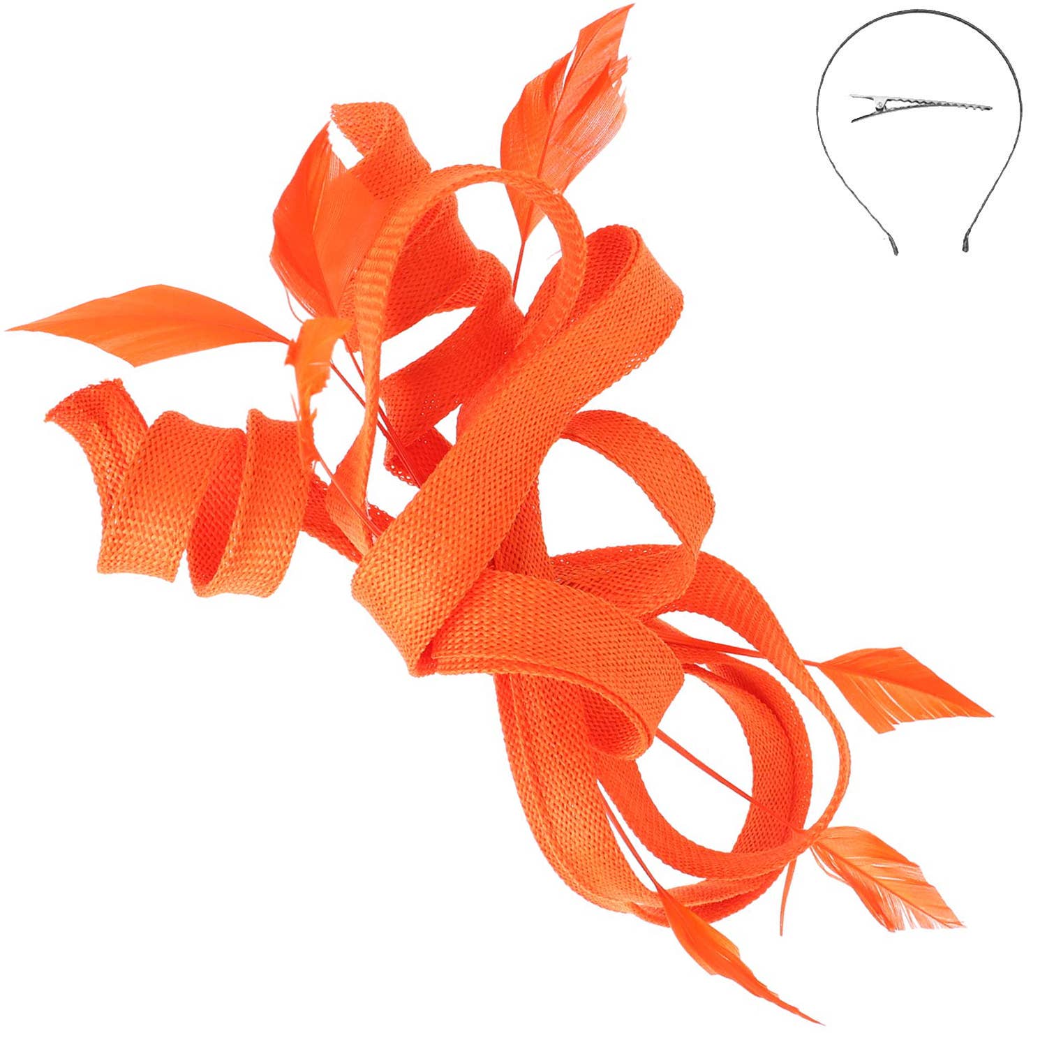 SP Sophia Collection - Wholesale Fascinator Hat - Women's - 3-Piece Flax Fabric Fascinator Headband and Clip7