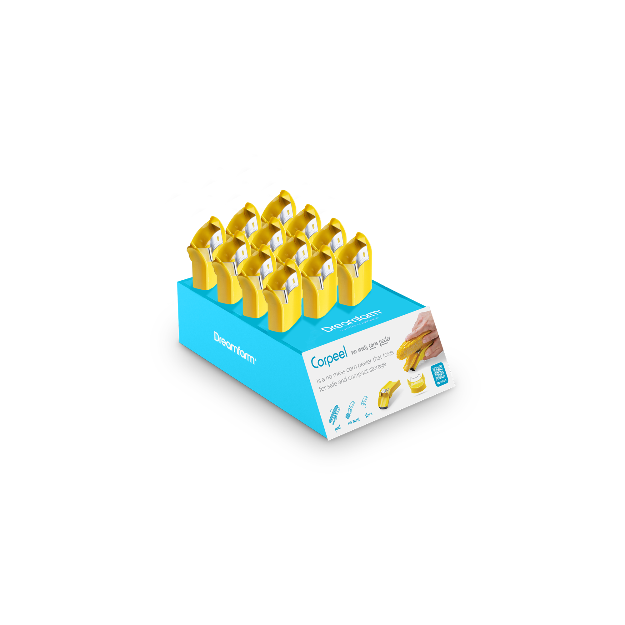 Dreamfarm - Wholesale Corn Holders/Tools - Corpeel - No Mess Corn Peeler - CDU0