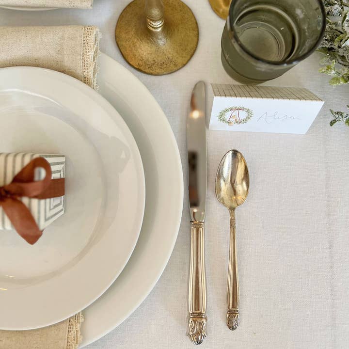 emily lex studio - Wholesale Place Card / Place Holder - bell wreath place cards2