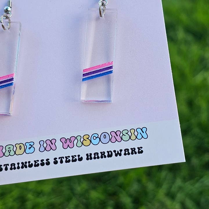 Jedi Woods LLC – Brincos de argola por atacado – Brincos Subtle Bissexual Pride Flag4