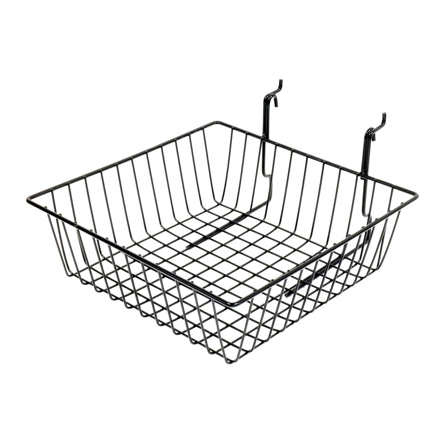 Suburban Sales - Vendita all'ingrosso Scaffali da esposizione - Cestelli metallici universali per Slatwall Gridwall e Pegboard8