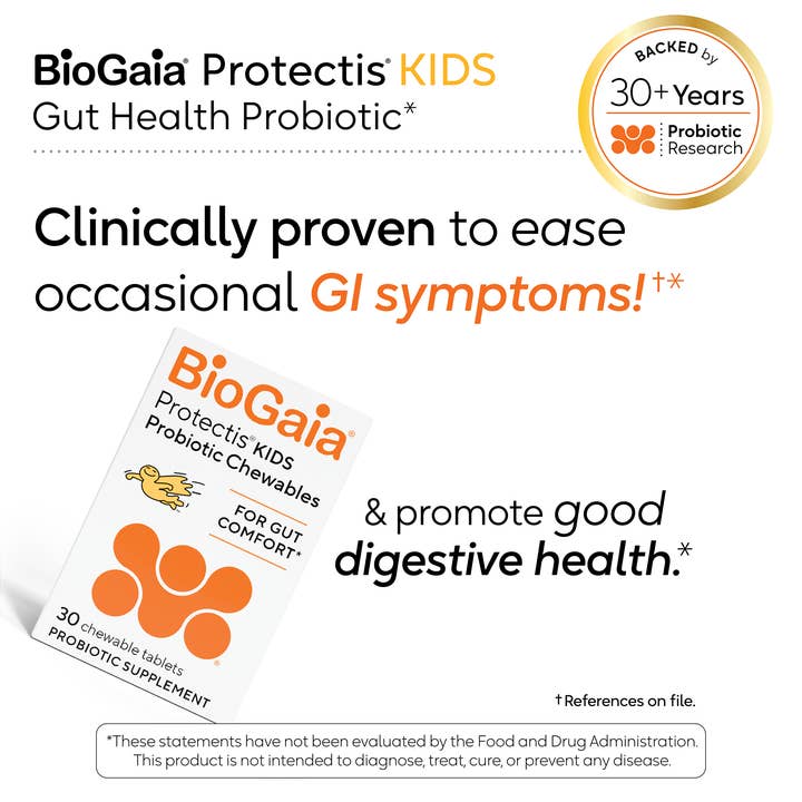 BioGaia USA - Wholesale Oral Supplement/Vitamin - BioGaia Protectis KIDS Chewable Tablets2