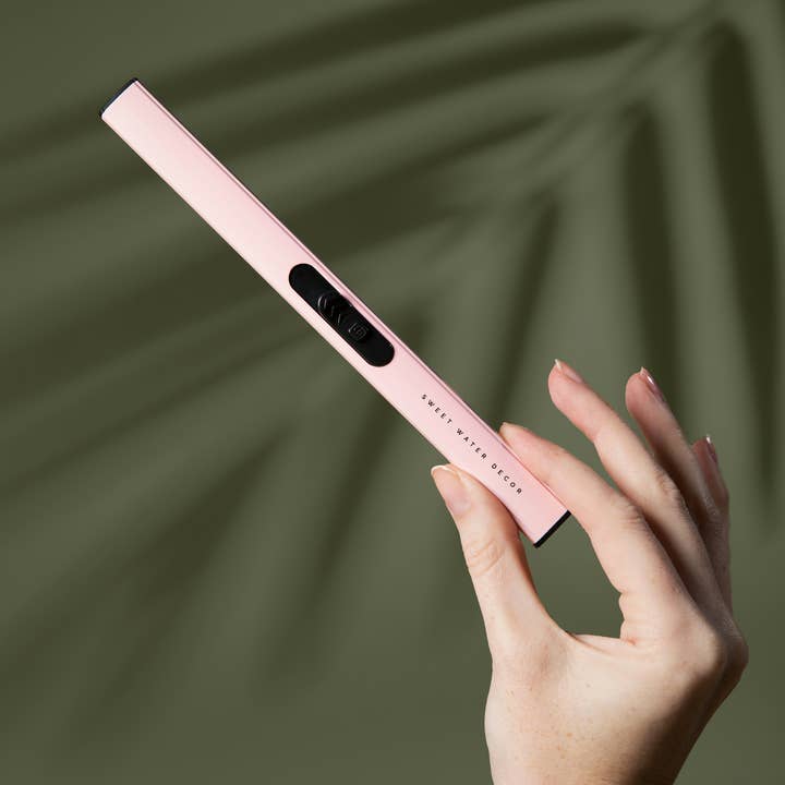 Sweet Water Decor - Wholesale Lighter - Blush Pink Rechargeable Electric Lighter - Home Decor & Gift