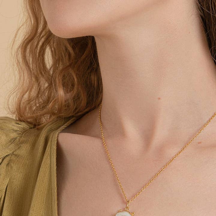 Vintouch Jewels – Großhandel Kette mit Anhänger/Charm – Rebel Rebel Pink Rubin Anhänger Halskette1