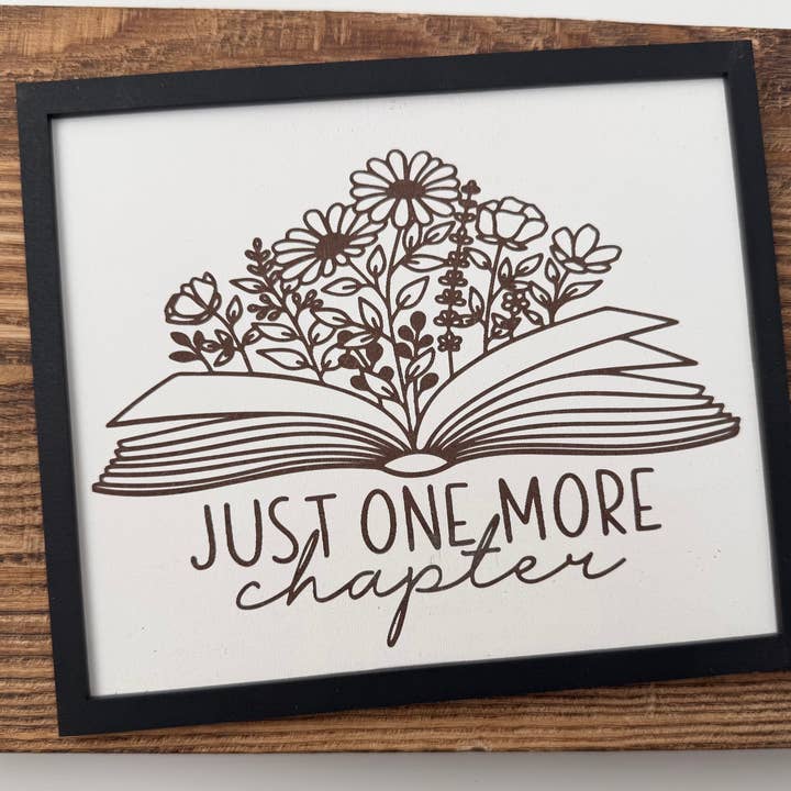 One more chapter, book club, book, book signs, book lover for wholesale by Davenport Lane