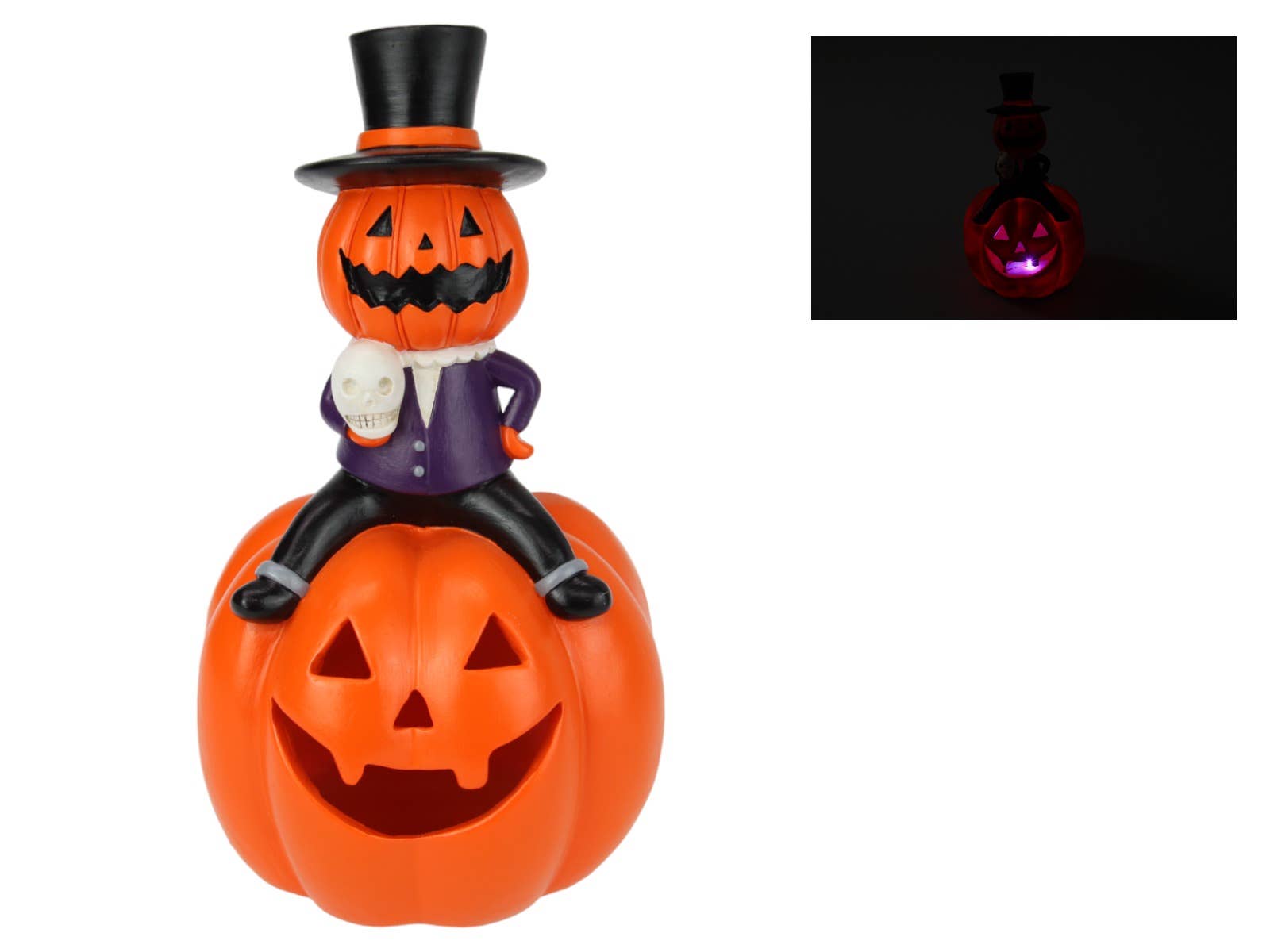 Cubby House by Malmar - Vente Figurine décorative - Pumpkin Man 25 cm sur Light Up Pumpkin0