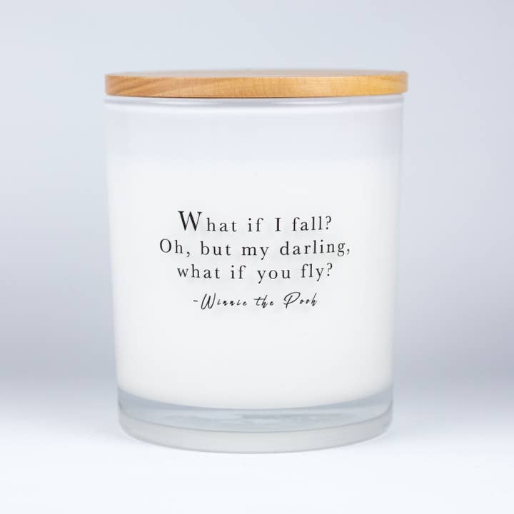 ¿Qué pasa si vuelas una vela de soja con la cita de Winnie The Pooh? para venta al por mayor de Unplug Soy Candles
