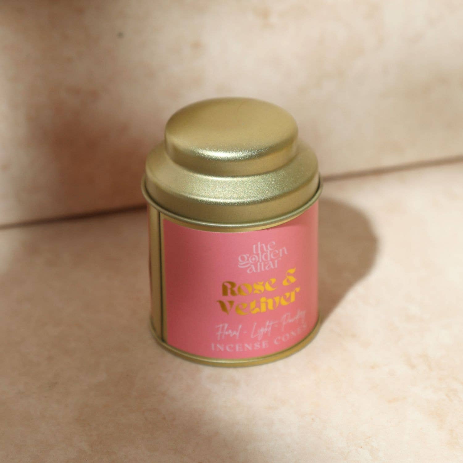 The Golden Altar - Wholesale Incense - Aromatherapy Incense Cones Tin 10